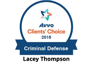Avvo Client's Choice 2016 / Criminal Defense - Badge